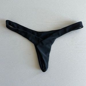 Very sexy black bikini bottom. Cheeky. Small